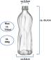 Preview: Wasserflaschen Aqua 0,75Liter - 2 Stück